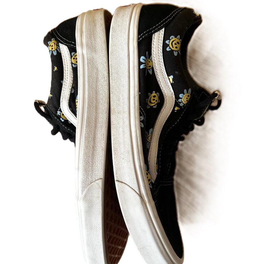 VANS Off the Wall Old Skool Trippy Grin Floral Shoes Women's US 11 Men's US 9.5 - Picture 7 of 12